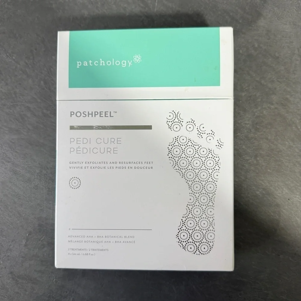 PoshPeel Pedi Cure - Mint and White